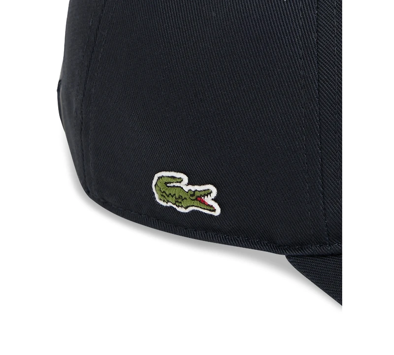 Lacoste Embroidered Twill 6-Panel Cotton Tennis Hat
