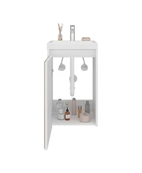 Depot E-shop Homer Floor Bathroom 32" H, One Door and Two Interior Shelve