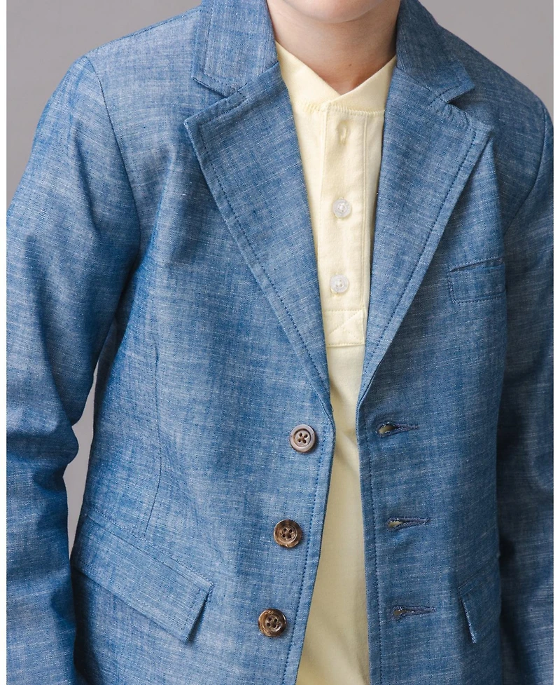 Hope & Henry Boys and Organic Short Sleeve Henley Tee