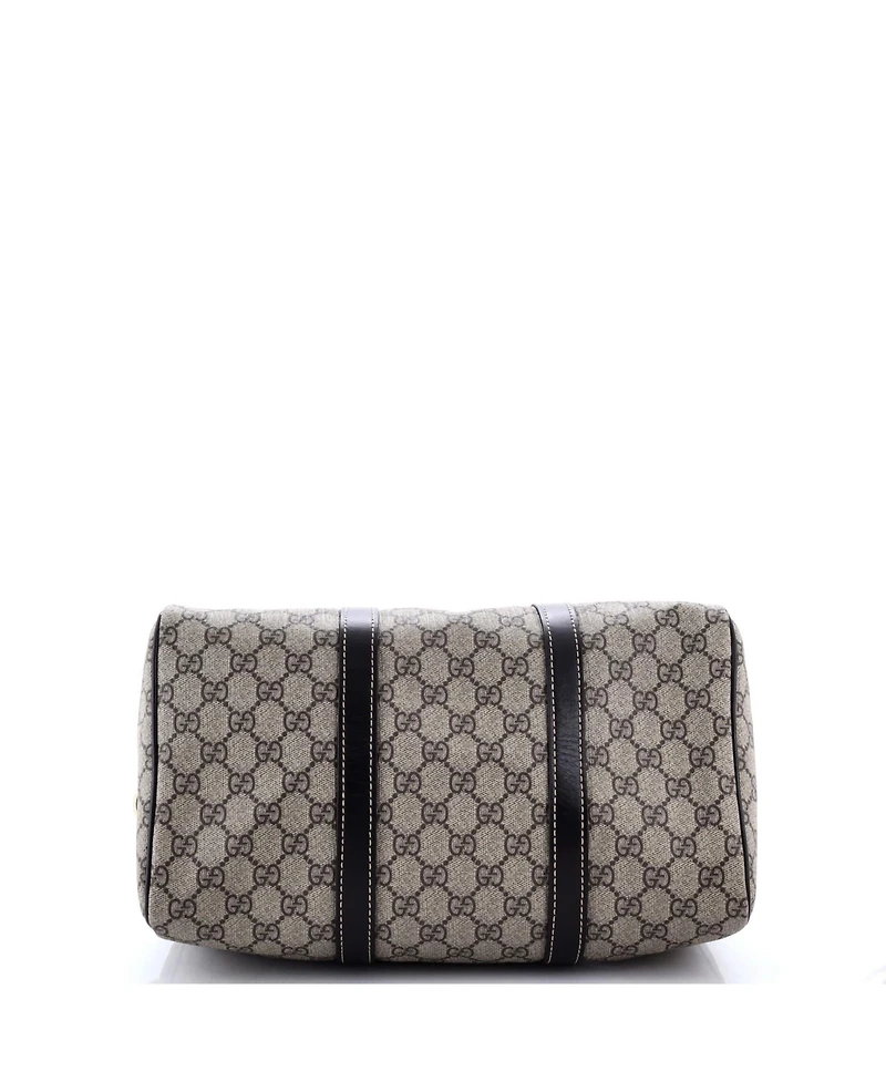 Pre-Owned Gucci Medium Joy Boston Bag Gg Coated Canvas