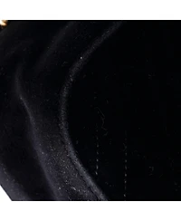 Pre-Owned Gucci Small Gg Marmont Shoulder Bag Matelasse Velvet