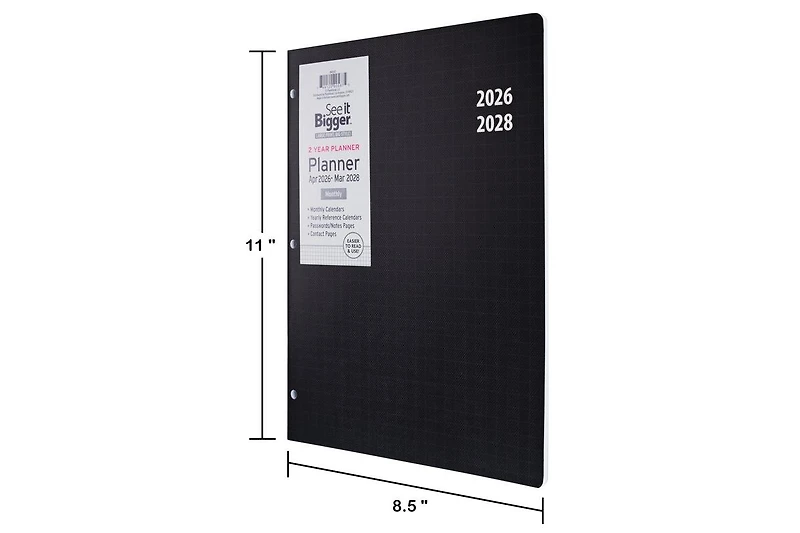 See It Bigger 2 Year Large Monthly Planner