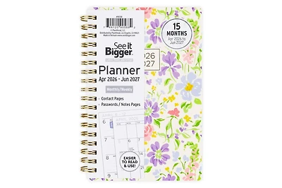 See It Bigger Small 15 Monthly Weekly Planner