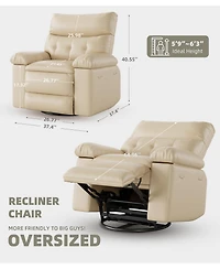gaomon Oversized Wide Recliner Chair