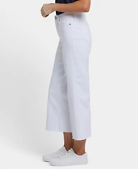 Nydj Women's Coco Relaxed Wide-Leg Crop Jeans