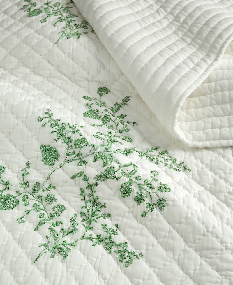 Charter Club Eden Embroidered 3-Pc. Quilt Set, King, Macy's Exclusive