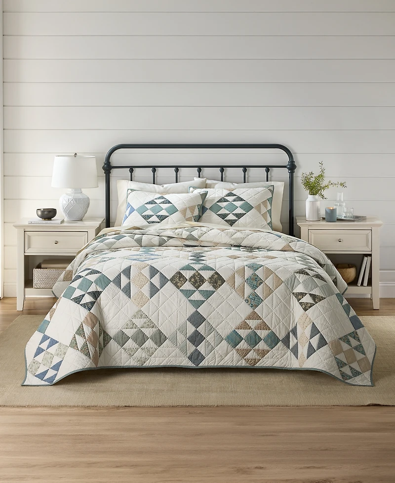 Charter Club Summer Sage 3-Pc. Quilt Set, Full/Queen, Macy's Exclusive