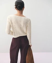 Mango Women's Low-Rise Lyocell Pants