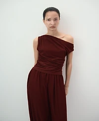 Mango Women's Mid-Rise Balloon Pants