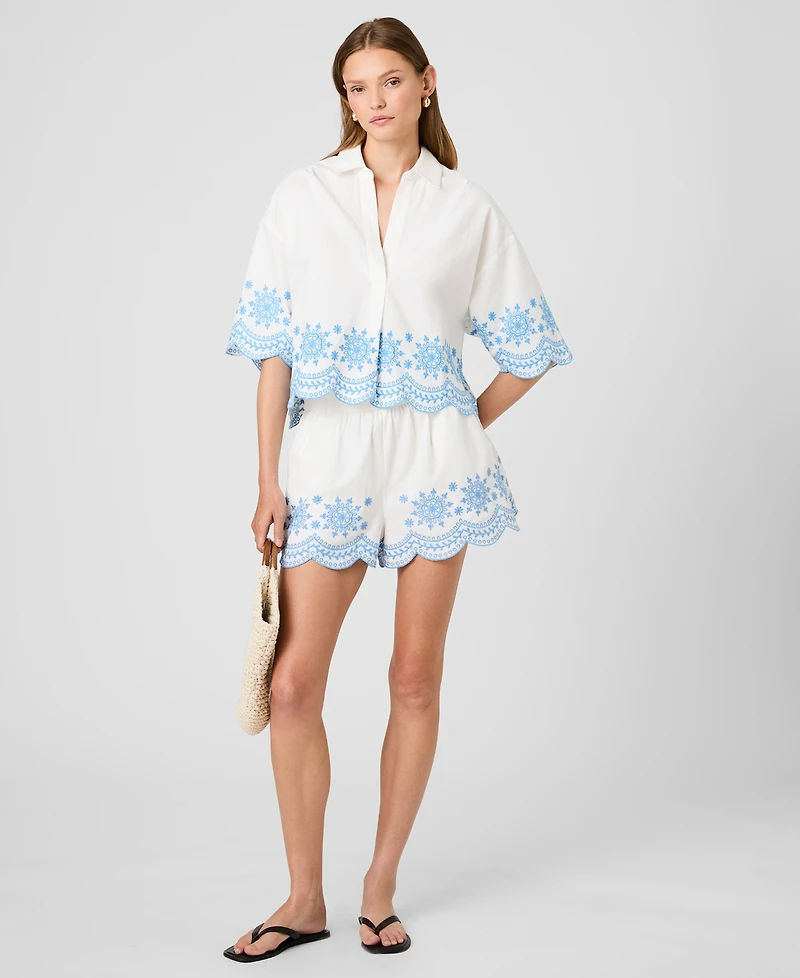 French Connection Women's Cotton Pull-On Shorts