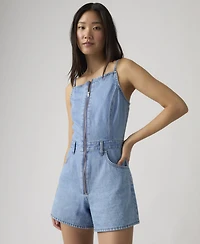 Levi's Women's T2 Square Neck Cotton Romper