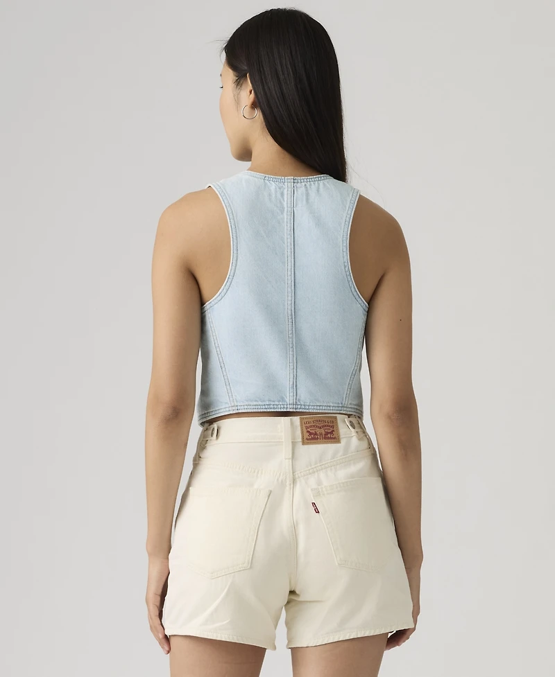 Levi's Women's Mainline V-Neck Cotton Racer Vest