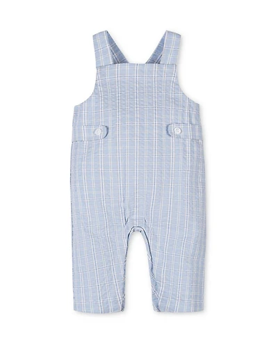 Hope & Henry Baby Organic Seersucker Overall One Piece