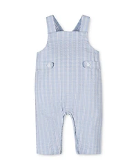 Hope & Henry Baby Organic Seersucker Overall One Piece