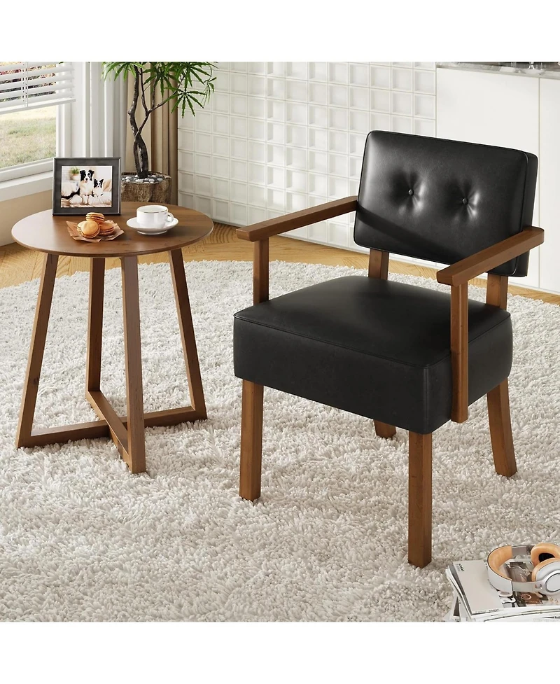 gaomon Set of 2 Mid Century Modern Accent Chairs