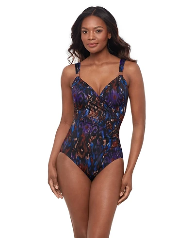 Miraclesuit Women's Printed Underwire One-Piece Swimsuit