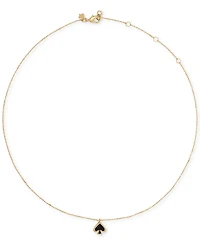 kate Spade new york Gold-Tone Brass Enamel Mini Pendant Necklace
