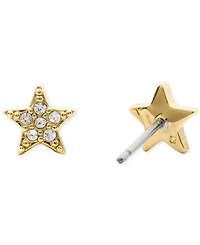 kate spade new york Cubic Zirconia & Imitation Pearl Pave Mini Star Stud Earrings