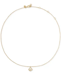 kate Spade new york Gold-Tone Brass Enamel Mini Pendant Necklace