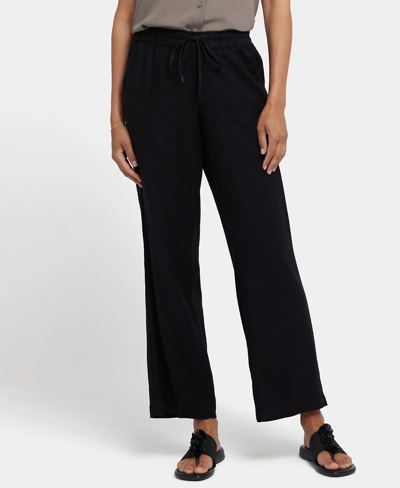 Nydj Petite Relaxed Drawstring Pull-On Pants