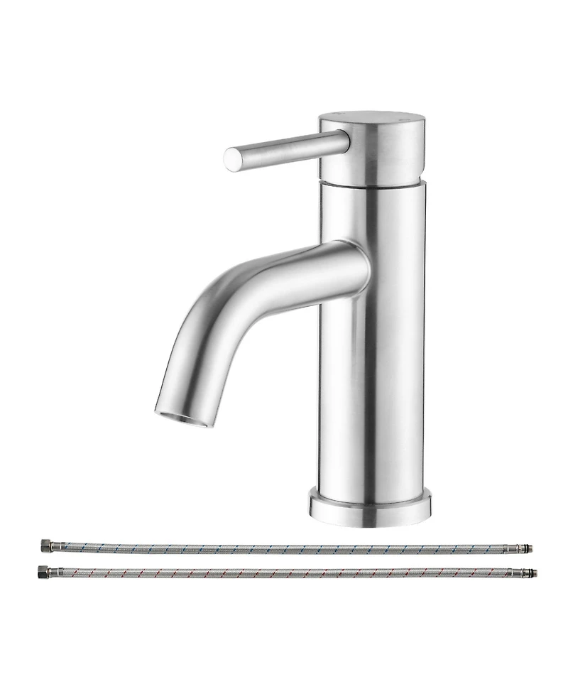 Busdays Bathroom Faucet Single Hole Modern Bathroom Sink Faucet Vanity Bathroom Faucet