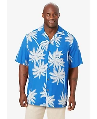 KingSize Tall Printed Camp Shirt