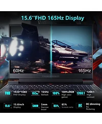 Thunderobot Storm 15 15.6" Traditional Laptop Intel Core i7 16GB Ram Nvidia GeForce Rtx 4050 1TB Ssd Storage Windows 11 Home 165Hz
