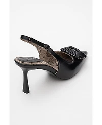 Prologue Shoes Women's Spera Buckled Pointed Toe Pump