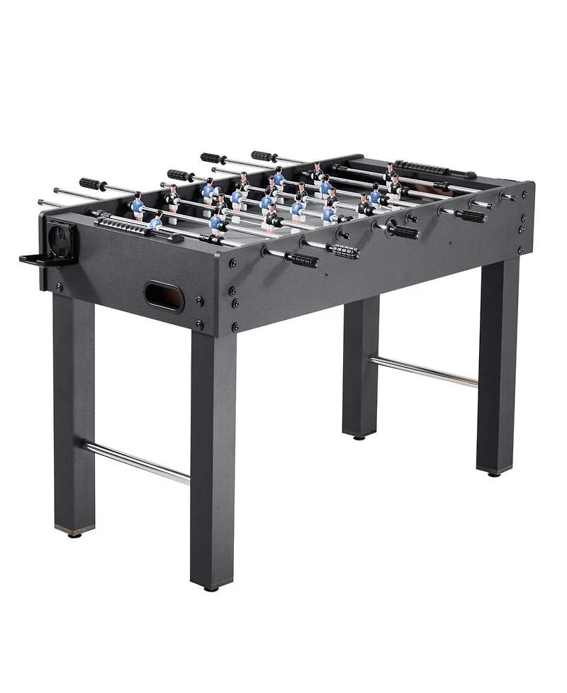 Mecale 48 Inch Foosball Table with Score Keeper and Cup Holders
