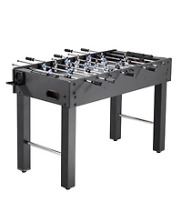 Mecale 48 Inch Foosball Table with Score Keeper and Cup Holders