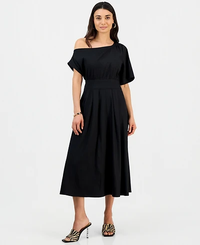 I.n.c. International Concepts Petite Off-Shoulder Maxi Dress, Macy's Exclusive