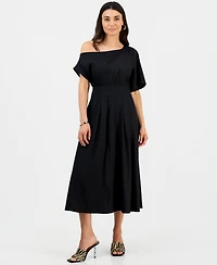 I.n.c. International Concepts Petite Off-Shoulder Maxi Dress, Macy's Exclusive