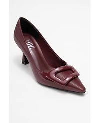 Prologue Shoes Women's Astra Buckle Pointed Toe Pump