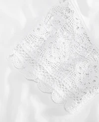 On 34th Women's Crochet-Sleeve Jersey T-Shirt, Macy's Exclusive