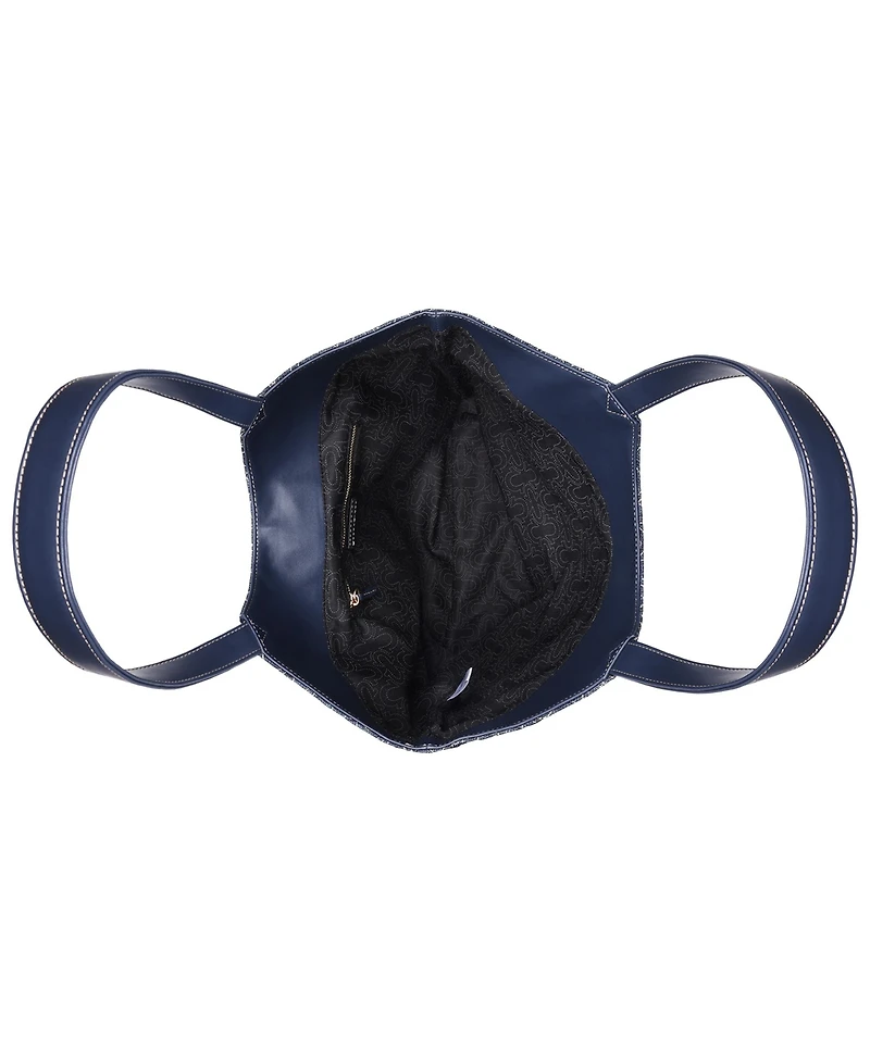 True Religion Horseshoe Denim Charm Tote