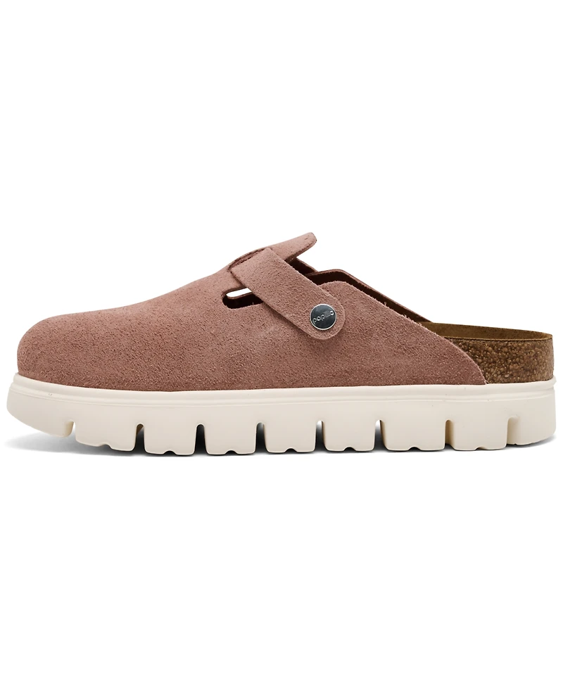 Birkenstock Women's Boston Chunky Suede Leather Platform Clog from Finish Line