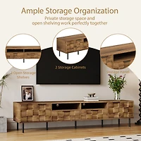sumyeg Storage Cabinet with Tv Stand for TVs 2 Drawers