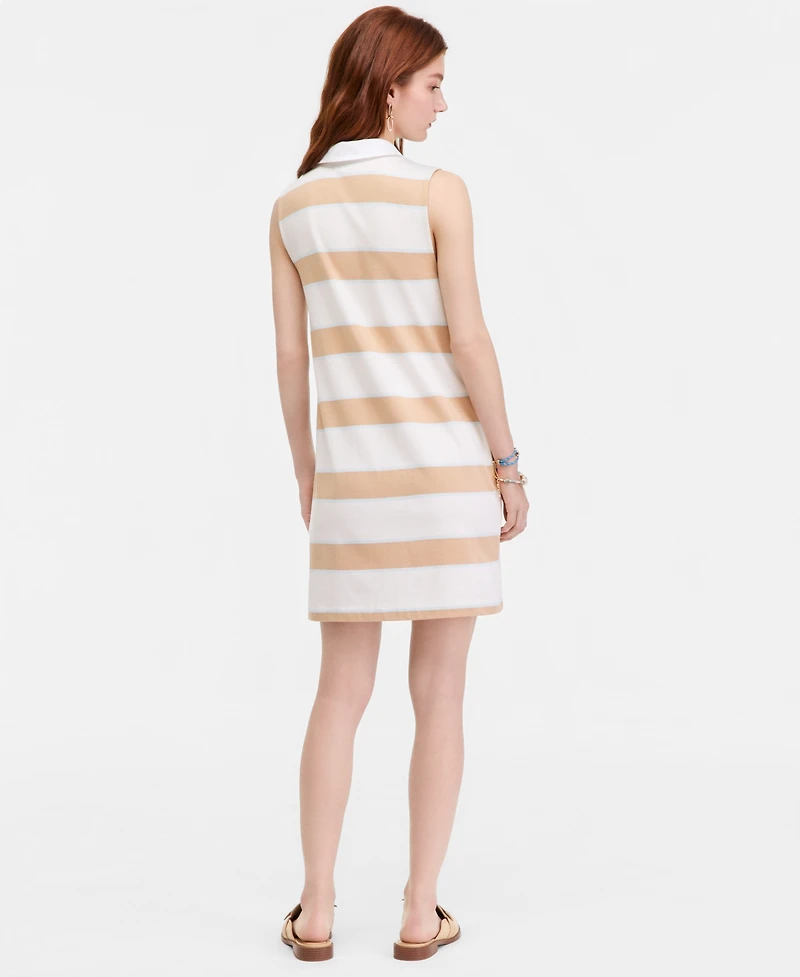On 34th Women's Molly Stripe Sleeveless Polo Dress, Macy's Exclusive