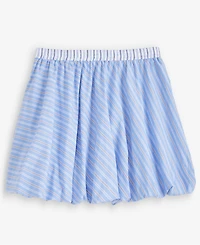 On 34th Women's Variegated Stripe Pull Bubble-Hem Mini Skirt, Macy's Exclusive