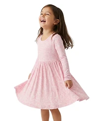Motette Girls Petite Fleur Bamboo Twirl Dress