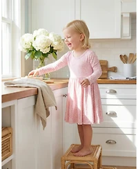 Motette Girls Petite Fleur Bamboo Twirl Dress