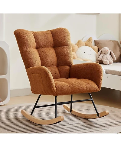 gaomon Teddy Nursery Rocking Chair