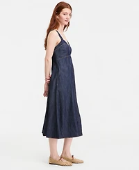 On 34th Women's Denim Sweetheart-Neck Midi Dress, Macy's Exclusive