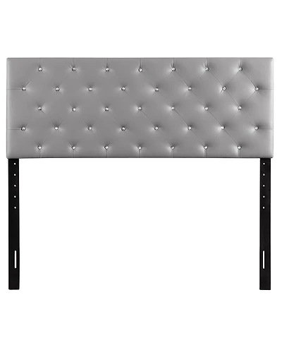Flynama Casual Light Upholstered King Size Headboard Adjustable Height 41 to 53 inch