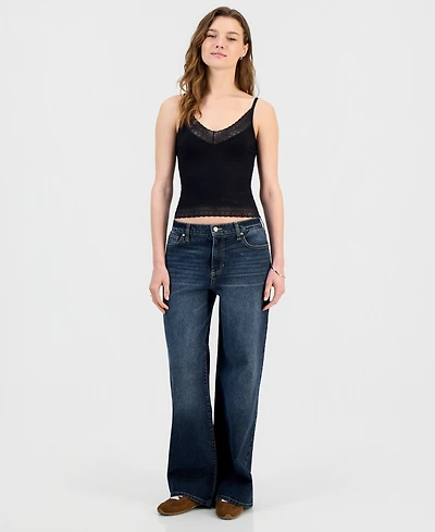 Celebrity Pink Juniors' Mandy Elastic-Waist Jeans
