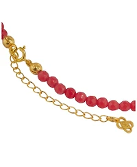 Ottoman Hands Arden Evil Eye Gemstone Beaded Necklace