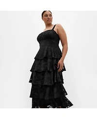 City Chic Women's Plus Daniela Ruffle Tier Dress