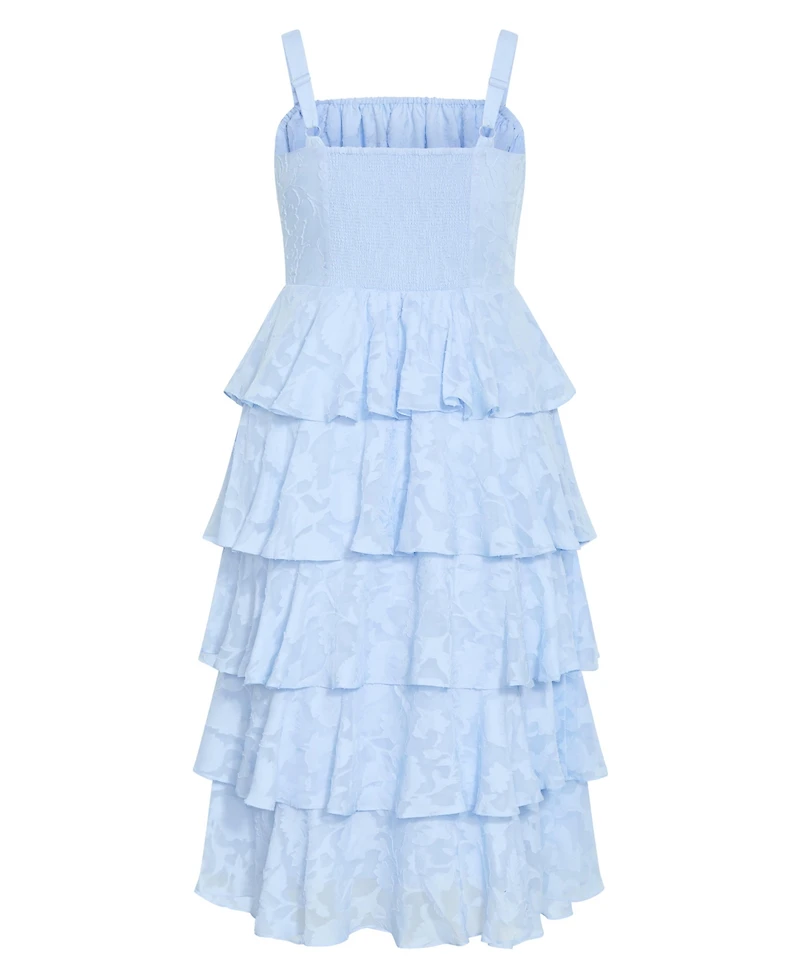 City Chic Women's Plus Daniela Ruffle Tier Dress