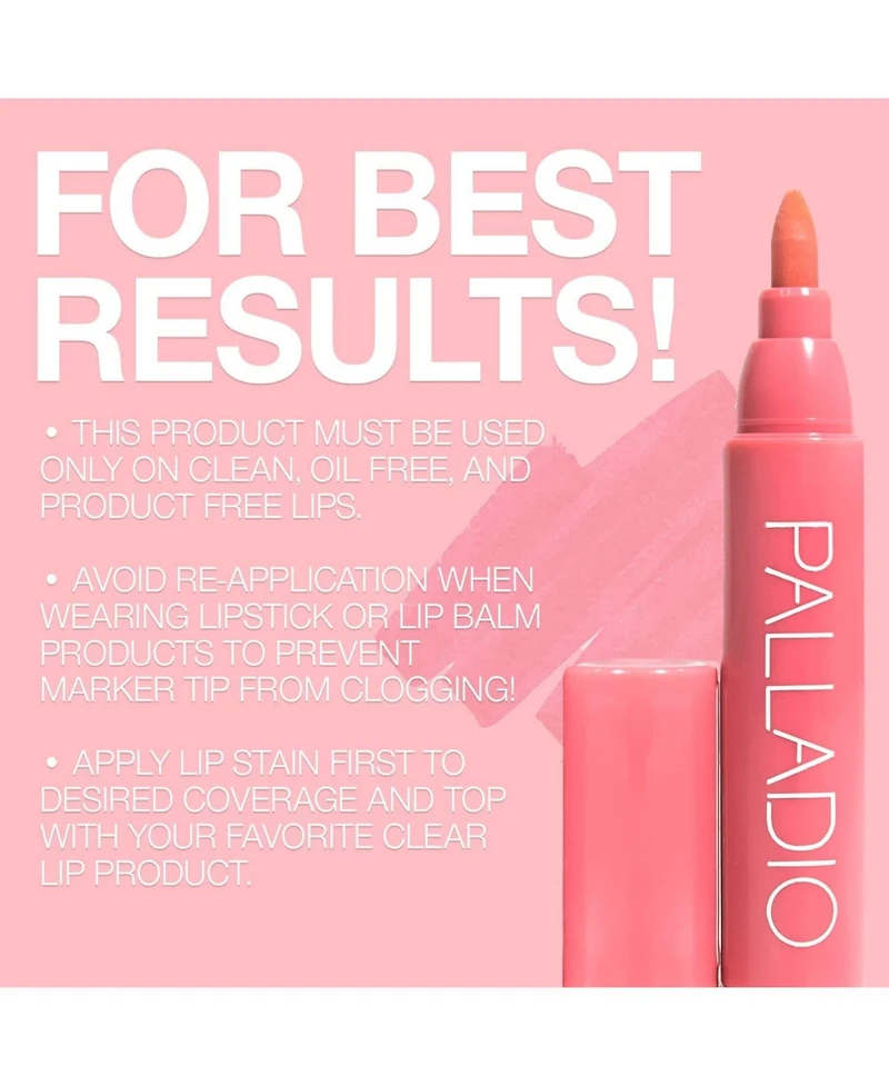 Palladio Lip Stain - 0.11 oz