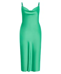 City Chic Women's Sadie Satin Slip Dress
